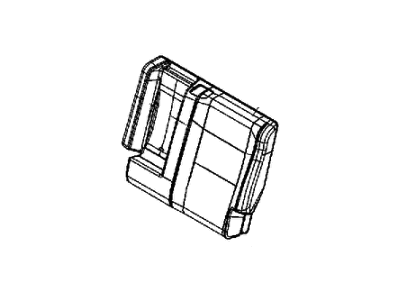 Mopar 6JZ87LC5AA Cover Rear Seat Back Left