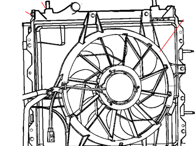Chrysler 5017404AB RADIATOR Engine Cooling with side brackets - NOTE:25 pc min Qty Mix and Match Pallet Program only, Use mopar.com to order, Magneti-Marelli Parts tab