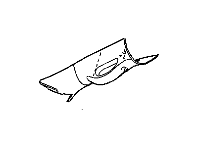 Jeep 5HS27BDXAM MOLDING A PILLAR