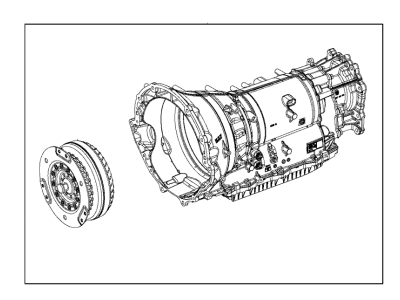 Ram 68269521AB TRANSMISSION With Torque Converter