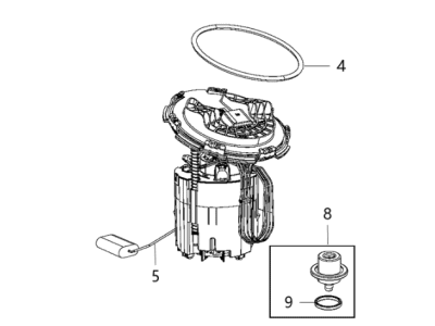 Dodge 68399004AC MODULE KIT Fuel Pump/Level Unit