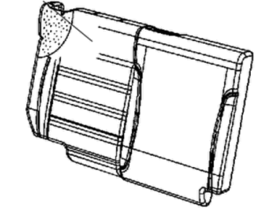 Mopar 5MH84JFJAA Cover Rear Seat Back Right