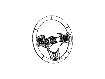 Dodge 1VH72DX9AA WHEEL Steering