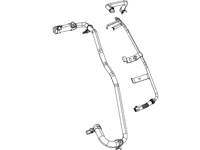 Chrysler EGR Tube - 68217697AE