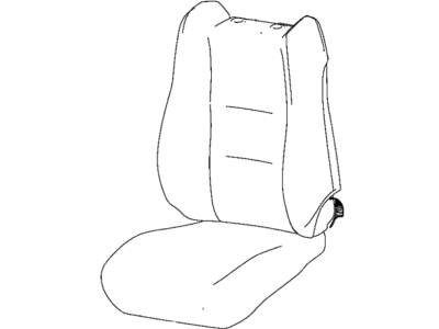 Dodge 5RV86DX9AC COVER Front Seat Back