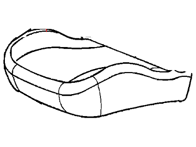Jeep XR521DVAA COVER Front Seat Cushion