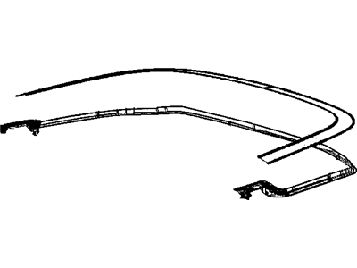 Chrysler 68001248AA WEATHERSTRIP