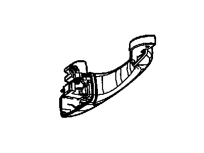 Dodge 4589429AM HANDLE Exterior Door