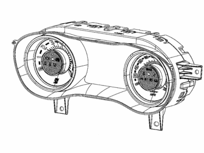 Dodge 68412339AC CLUSTER Instrument Panel