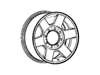 Ram 1UD27AAAAB WHEEL Aluminum