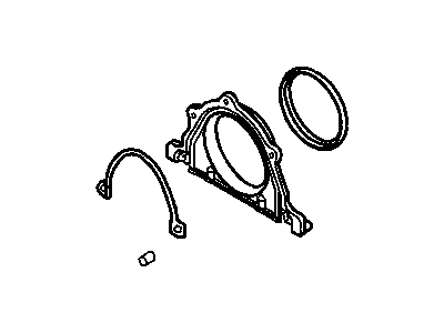 Mopar 5140028AA Retainer Kit Crankshaft Rear Oil Seal for Long Block Engine