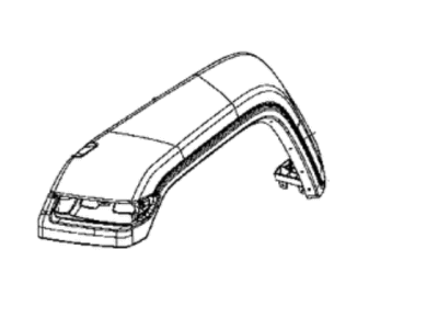 Jeep 6ZC48TZZAA MOLDING Wheel Opening Flare Front