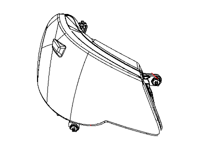 Chrysler 5303748AE HEADLAMP