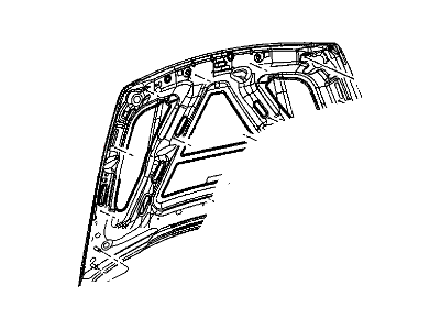 Chrysler 55364539AA HOOD