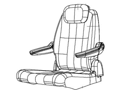 Mopar 5SU11BD1AA Cover And Pad Seat Back