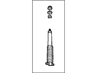 Jeep 4886533AG SHOCK ABSORBER PACKAGE Suspension Front