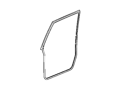 Jeep 55395275AU WEATHERSEAL DOOR TO BODY FRONT full DOOR