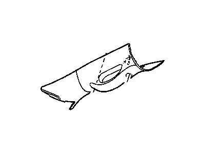 Mopar 5JP15BDXAB Molding A Pillar