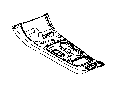 Mopar 1VN55DX9AA Panel Floor Console Mopar 1VN55DX9AA Panel Floor Console