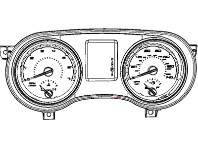 Chrysler 5091766AC CLUSTER Instrument Panel