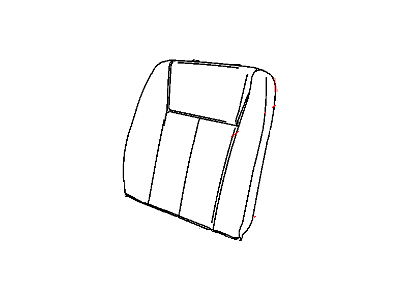 Mopar 1JN101D5AA Cover Front Seat Back