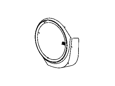 Mopar 1AH40XDVAA Grille Speaker
