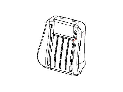 Mopar 1LC571DVAA Cover Front Seat Back