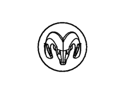 Ram 1LB72DD5AB CAP Wheel Center