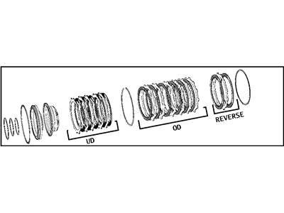 Mopar 5013090AI Clutch Kit Automatic Transmission Input