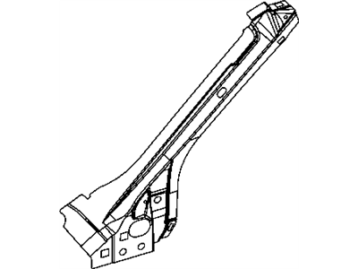 Mopar 5008735AE Frame Windshield 5008735AE Mopar Frame Windshield Illustration 1 of 1