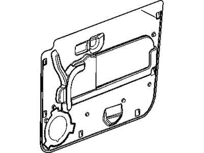 Mopar 55359358AG Water Shield Front Door