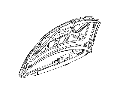 Chrysler 4860455AD HOOD
