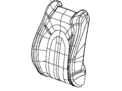 Mopar 6RW80LA3AA Cover Front Seat Back