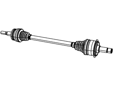 Dodge 53010849AB SHAFT Axle Half