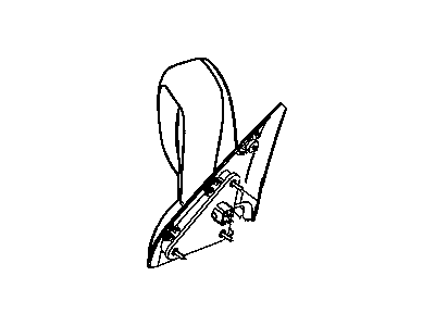 Dodge 55077925AC MIRROR Outside Rearview Power