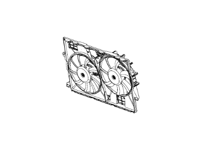 Jeep 52014621AC FAN MODULE Radiator Cooling