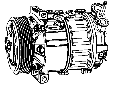Mopar 68084281AE Compressor A/C Complete Mopar 68084281AE Compressor A/C Complete
