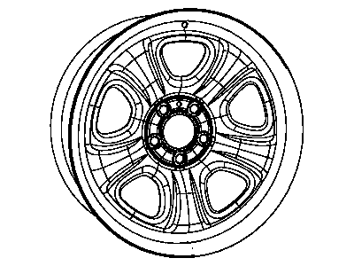Mopar 4895425AD Wheel Steel