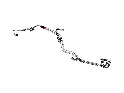 Dodge 5105788AG HOSE Power Steering Pressure and Return