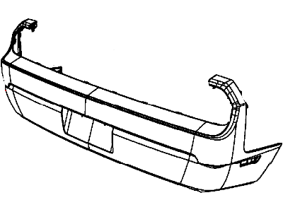 Dodge 68039500AC FASCIA Rear