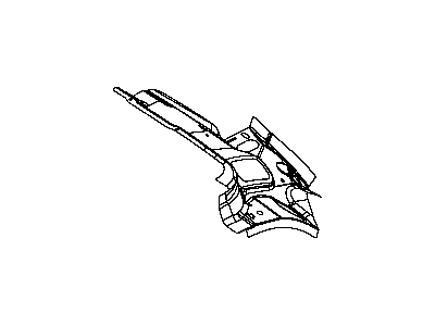 Mopar 5020985AE Reinforcement D Pillar, Driver Side