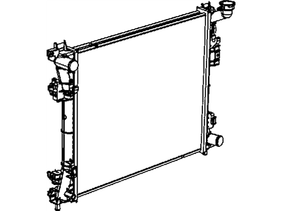Dodge 4677755AD RADIATOR Engine Cooling