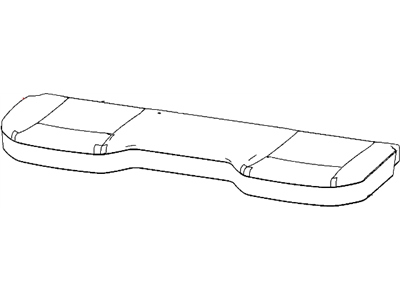 Mopar 5NQ34DX9AA Cover Rear Seat Cushion Right