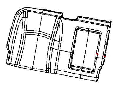 Ram 5NA76CV5AA HEADREST Rear Outboard
