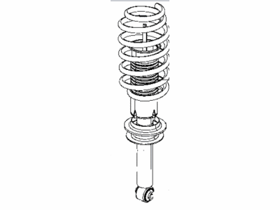 Dodge 68068866AB SHOCK ABSORBER Suspension