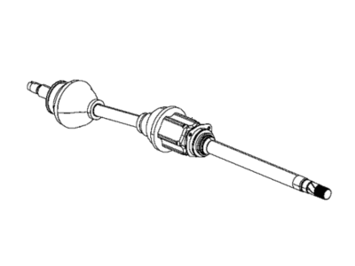 Jeep 68287867AB SHAFT Axle Half