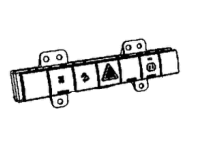 Jeep Wrangler Hazard Warning Switch - 4602988AE