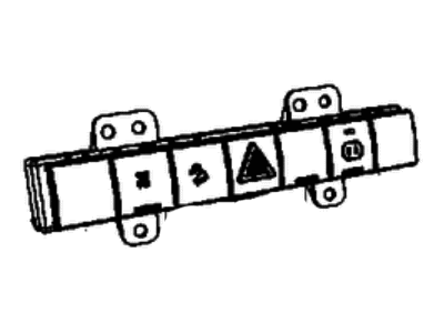 Jeep 56046287AA SWITCH 4 Gang