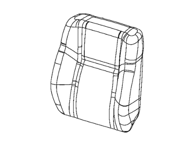 Mopar 6HZ55LA3AB Cover Front Seat Back