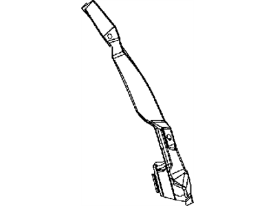 Dodge 5109568AC EXTENSION D Pillar Lower